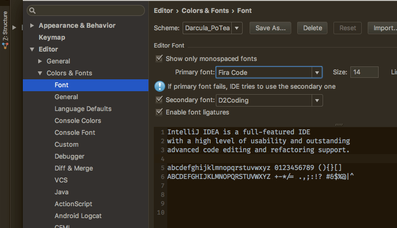 [CODE] Programming Font